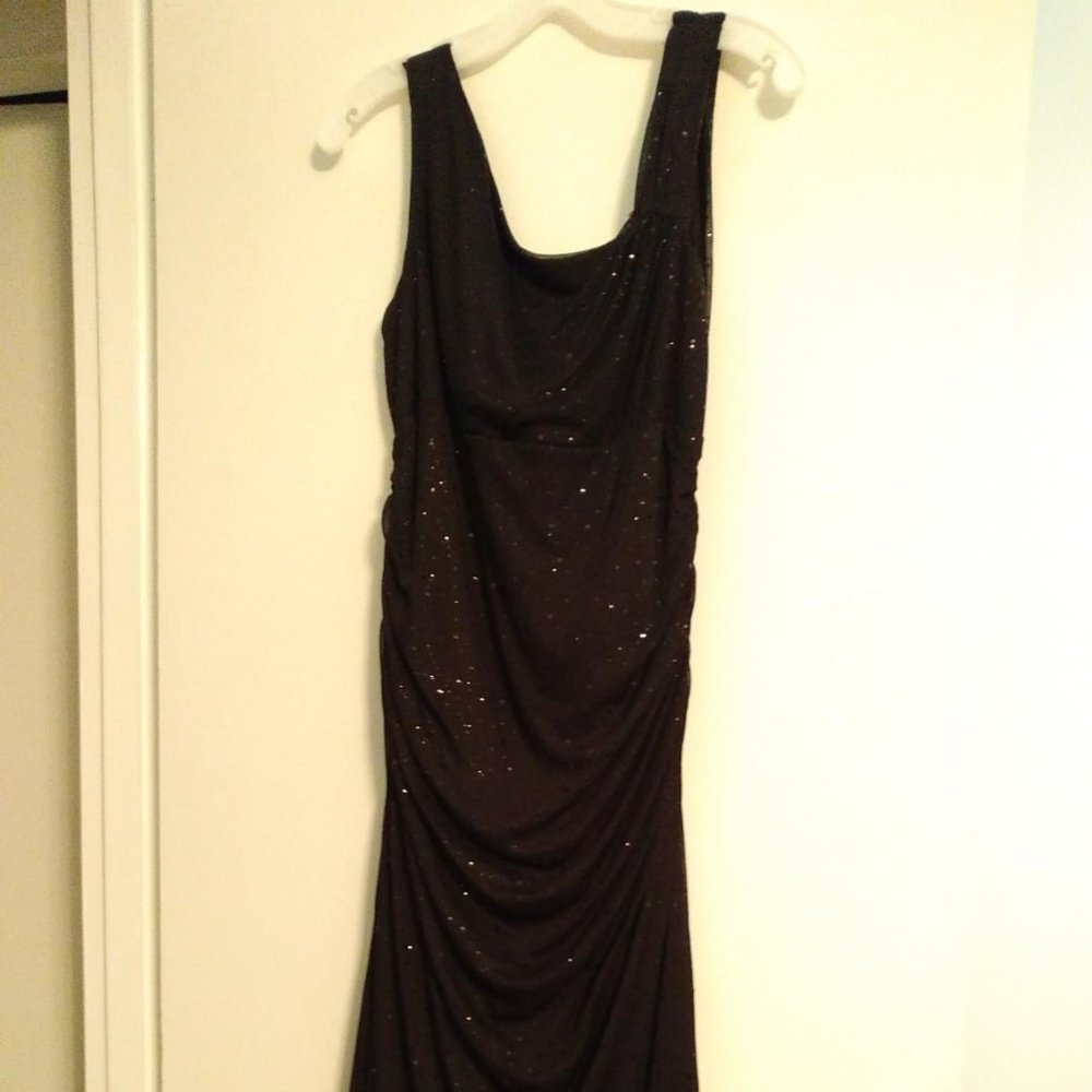 Black evening gown